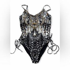 Camilla Black and White One Piece Swimsuit